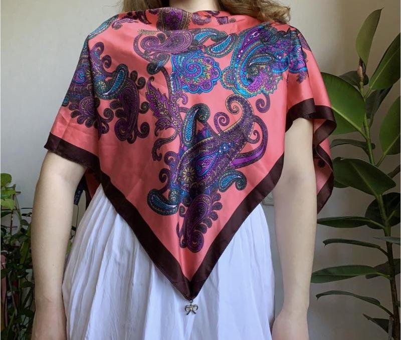 Damen Etro Schal Braun Seide Einheitsgröße
