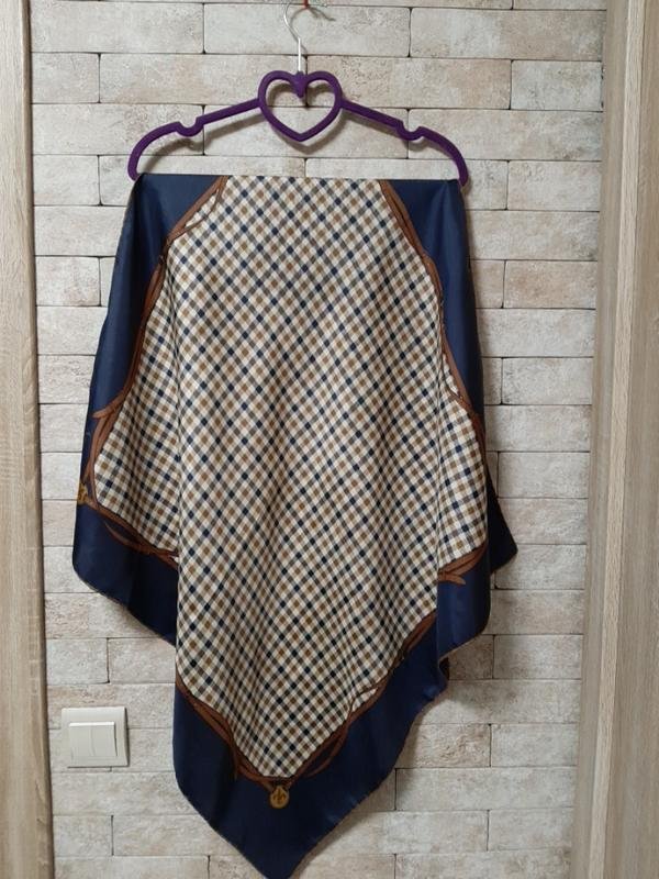 Women Aquascutum Scarf Beige One size