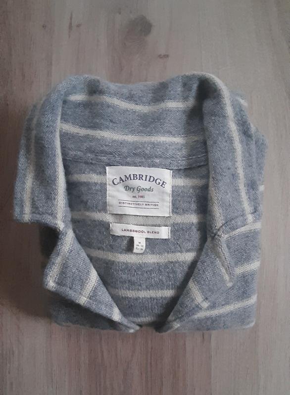 Женский Cambridge Satchel Жакет Серый Шерсть 38 /