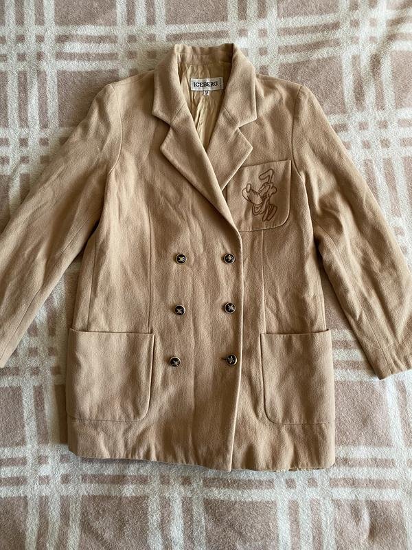Women Iceberg Coat Beige Wool S