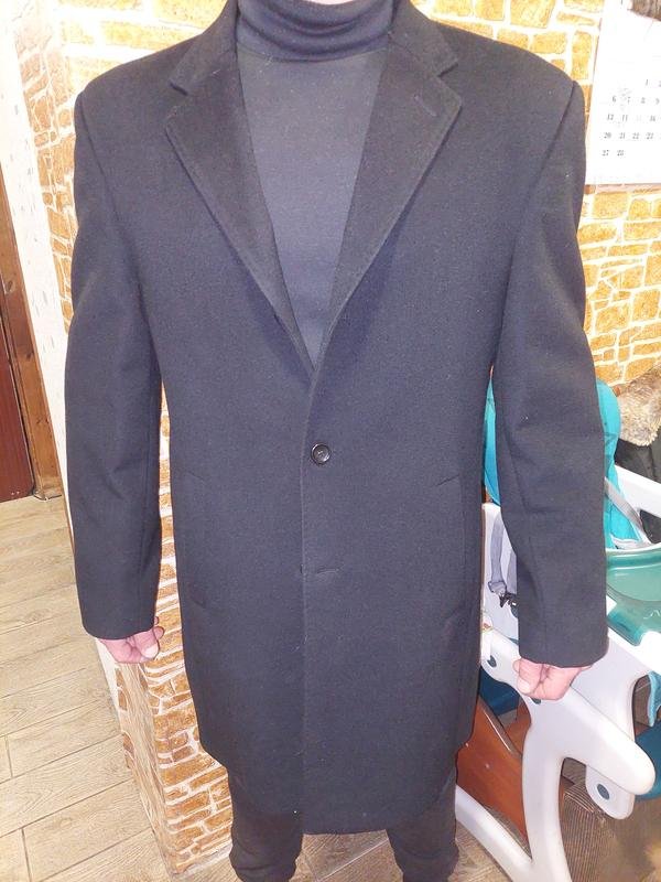 Herren Alberto Guardiani Mantel Schwarz