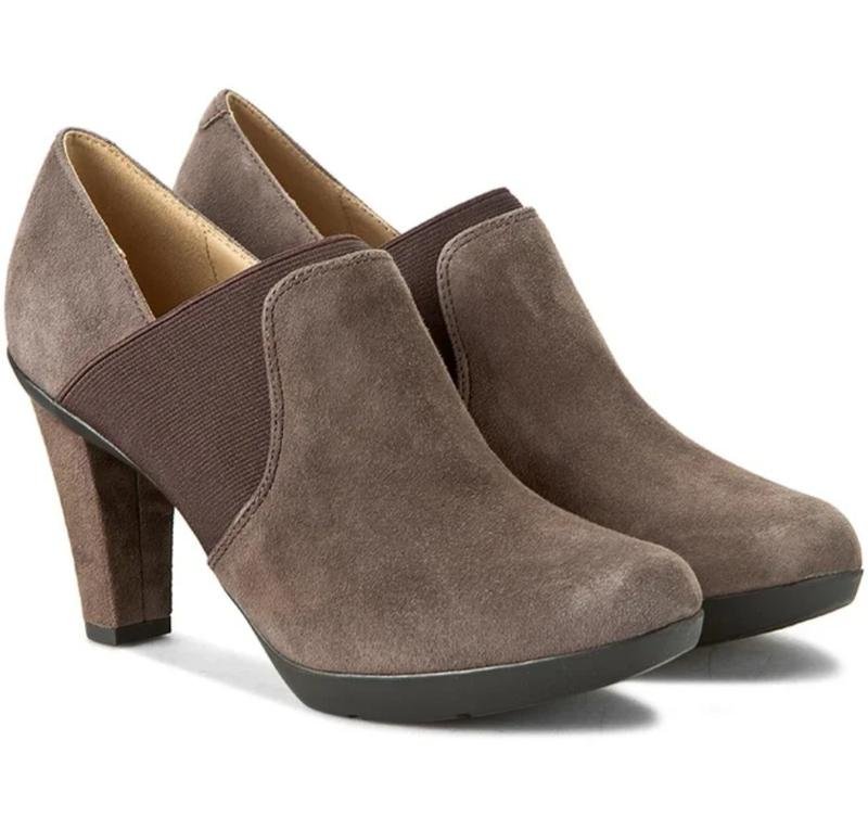 Women Geox Boots Brown Suede 39