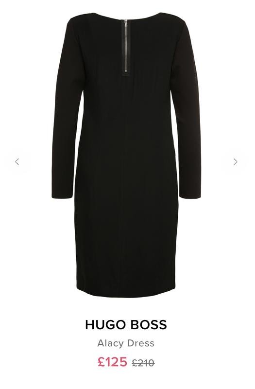 Women BOSS Orange Dress Black 36 / S / 44