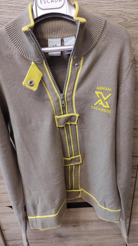 Женский Armani Exchange Свитер Персиковый Коттон