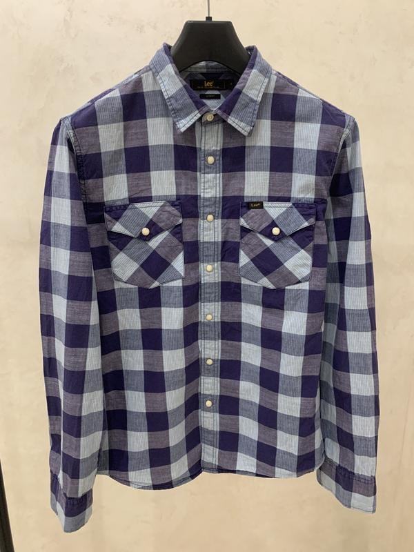 Herren Lee Hemd Marineblau 38 / M / 46