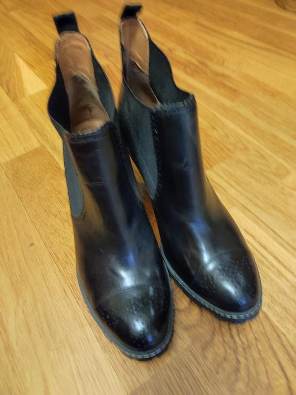 Женские Clarks Ботильоны Чёрные Кожа 38