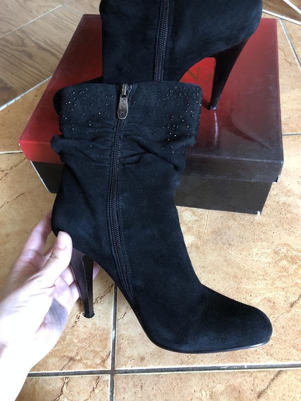 Femme Canali Bottines Noir Suède 35