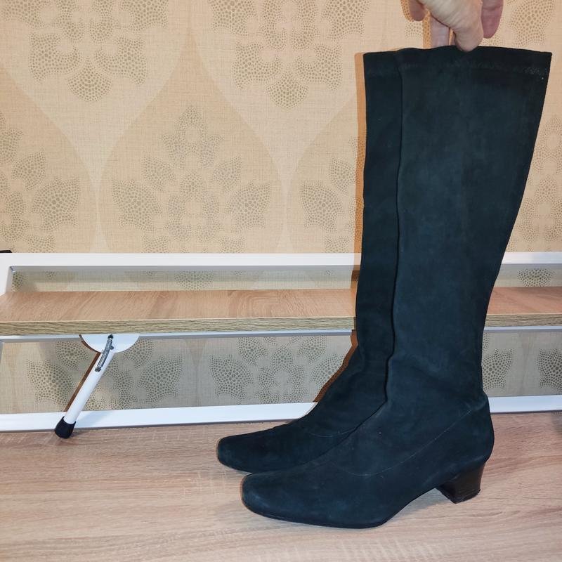 Женские Robert Clergerie Сапоги Чёрный Замша 36.5