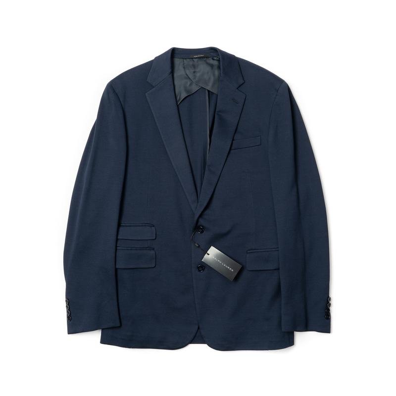 Uomo Ralph Lauren Blazer Blu Navy Cotone 40 /L /