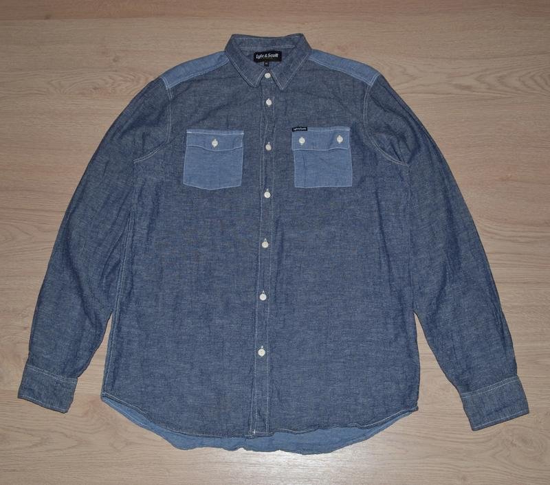 Men Lyle & Scott Shirt Grey 38 / M / 46