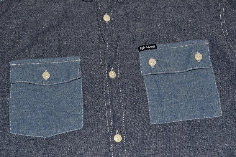 Men Lyle & Scott Shirt Grey 38 / M / 46