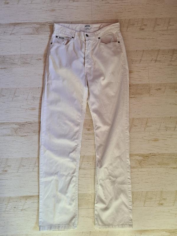 Homme Moschino Jeans Blanc Coton 32