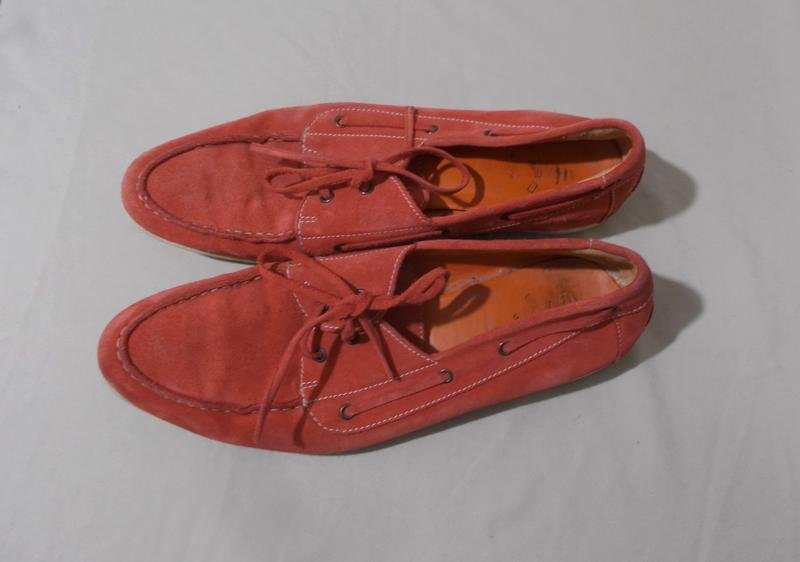 Uomo Etro Mocassini Rossi Camoscio 46