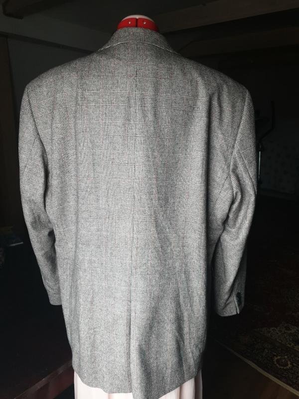 Uomo Benvenuto Blazer Grigio Cotone 52 / 6XL / 60