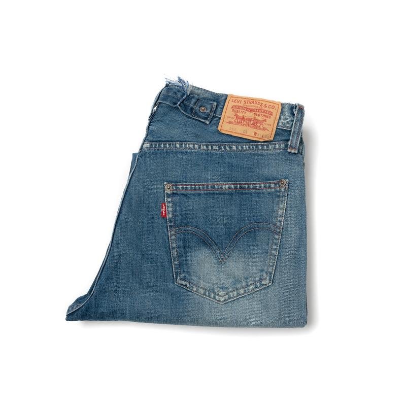 Homme Levi's Jeans Bleu Marine Coton 34 / L / 50