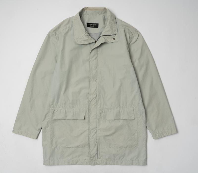 Uomo Yves Saint Laurent Giacca Argento Nylon 40 /L