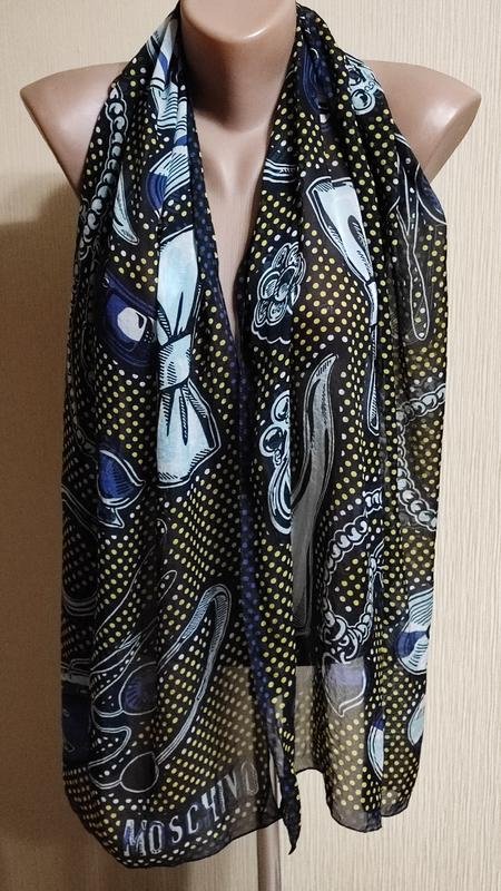 Femme Moschino Écharpe Multicolore Soie