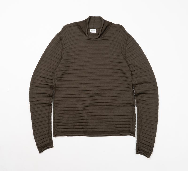 Мужской Armani Collezioni Свитер Коричневый