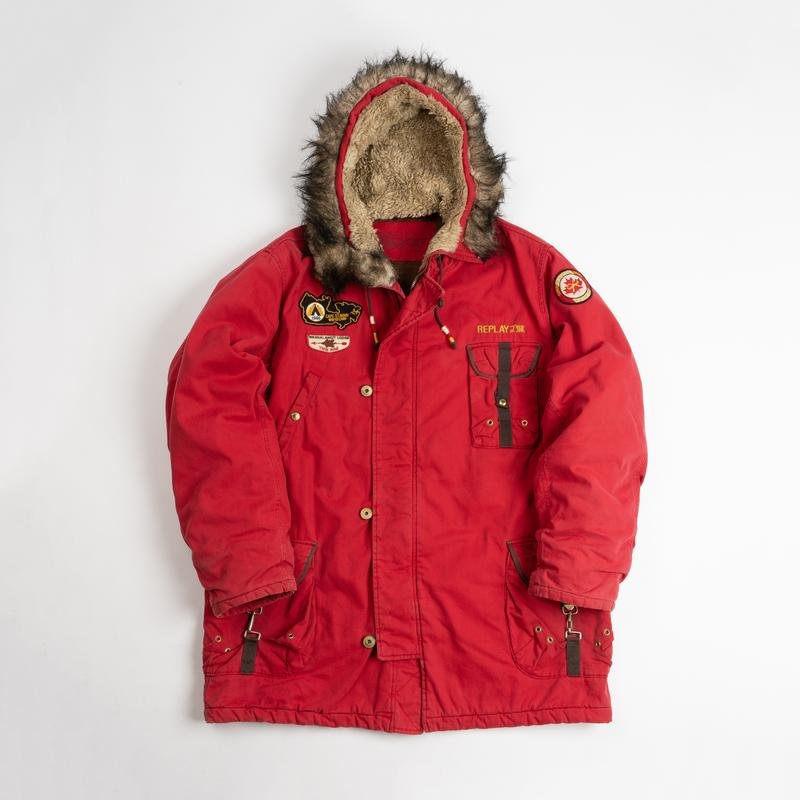 Homme Replay Veste Rouge Coton 42 / XL / 50