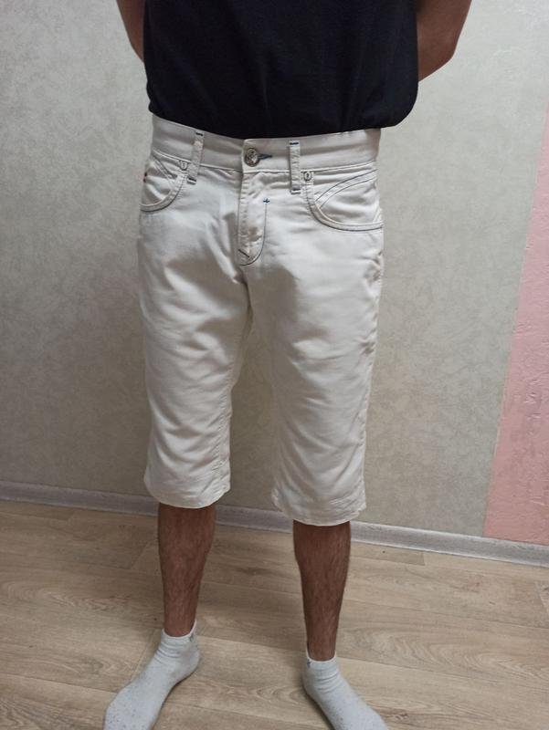 Мужские Dirk Bikkembergs Шорты Белые 31 / M / 44