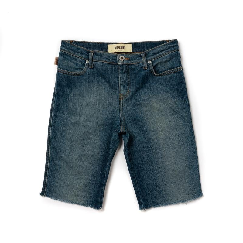 Femme Moschino Jeans Shorts Bleu Marine Coton 36 /