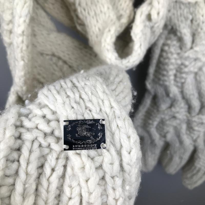 Femme Burberry Écharpe Beige Taille Unique