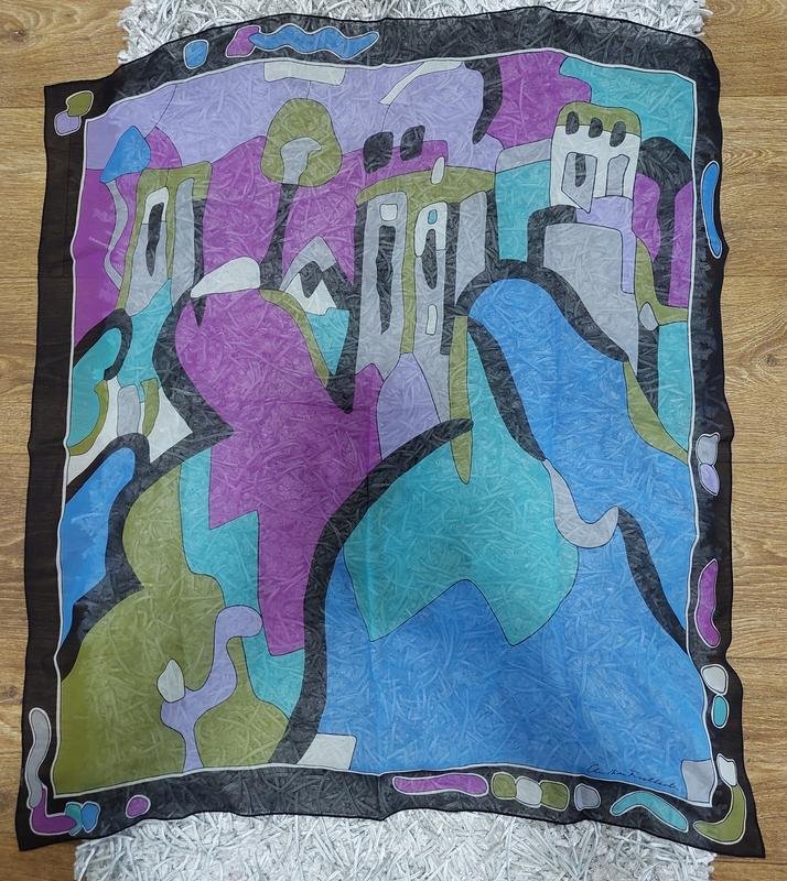 Женский Christian Louboutin Шарф Разноцветный Один