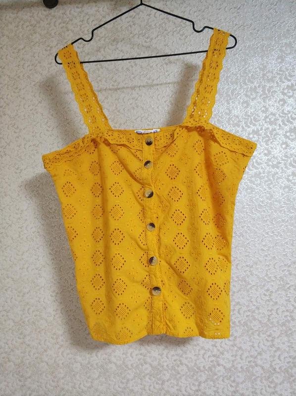 Women Matalan Shirt Yellow Cotton 36 / S / 44