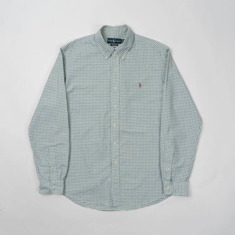 Uomo Ralph Lauren Camicia Khaki Cotone 42 / XL /