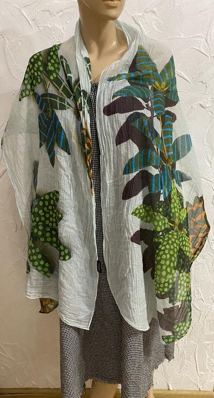 Damen Akris Schal Mehrfarbig Kaschmir