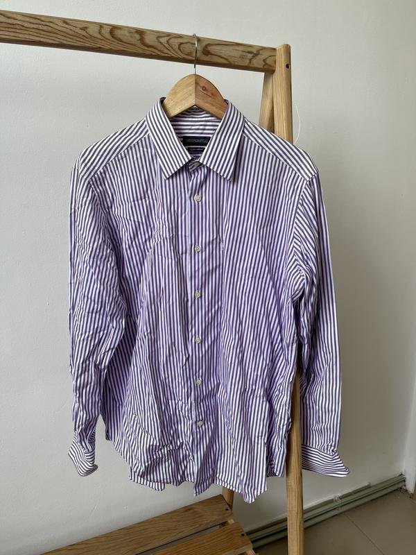 Мужская Carlo Pignatelli Рубашка Сиреневый Белый