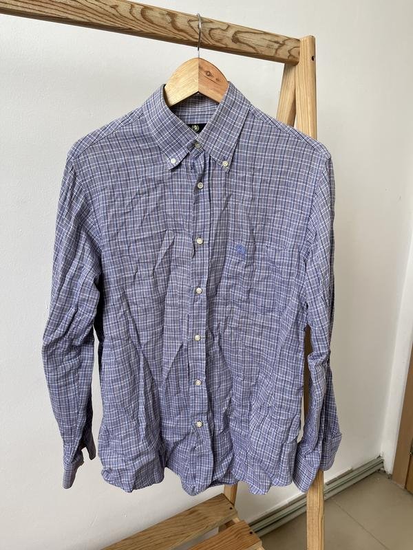 Мужская Carlo Pignatelli Рубашка Сиреневый Белый