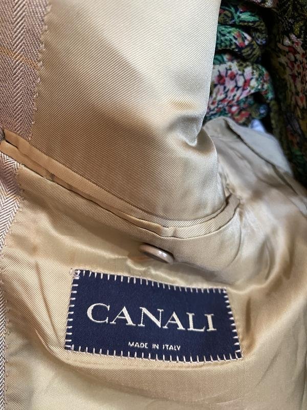 Donna Canali Blazer Beige Lana Seta 36 / S / 44