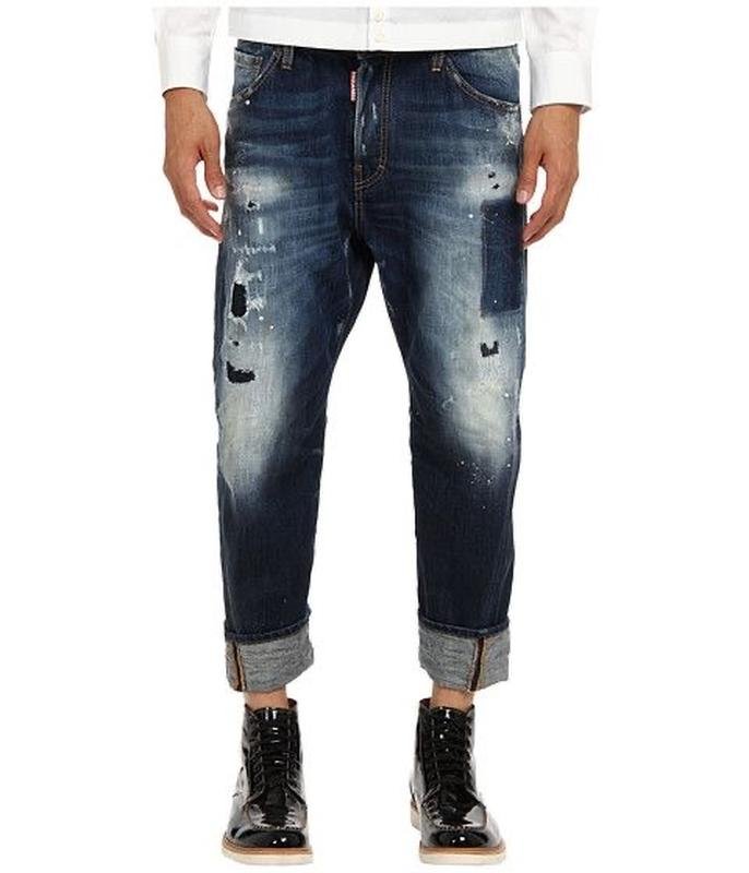 Men Dsquared² Jeans Navy Cotton 33 / L / 48