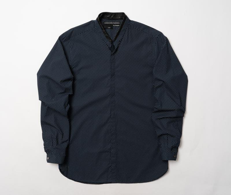 Herren The Kooples Hemd Marineblau Baumwolle 40 /L