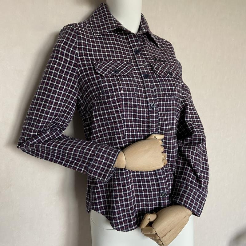 Женская Sandro Paris Рубашка Тёмно-синий 34 / XS /