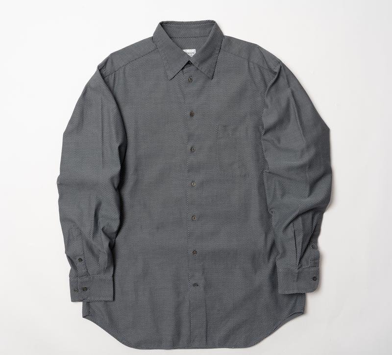 Мужской Armani Collezioni Рубашка Серый Хлопок 40