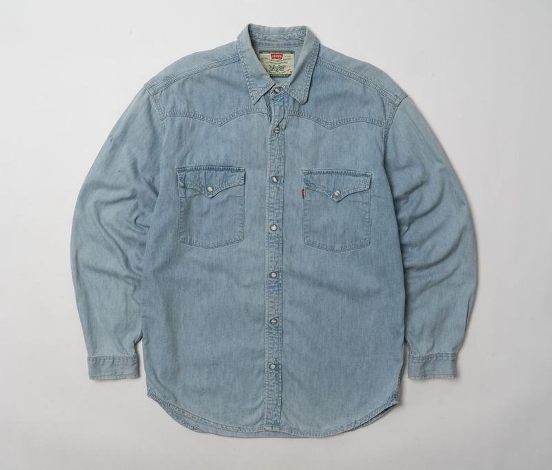Homme Levi's Chemise Turquoise Coton 38 / M / 46