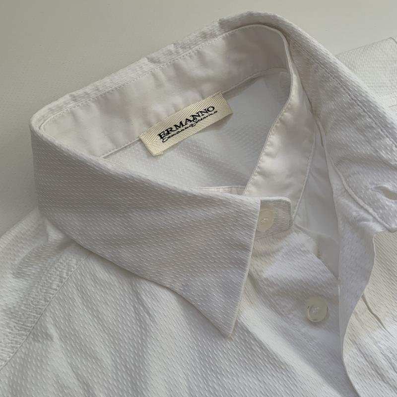 Мужской Ermanno Scervino Рубашка Белая 40 /L / 48