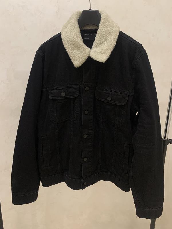 Мужской ASOS Куртка Чёрная 42 / XL / 50