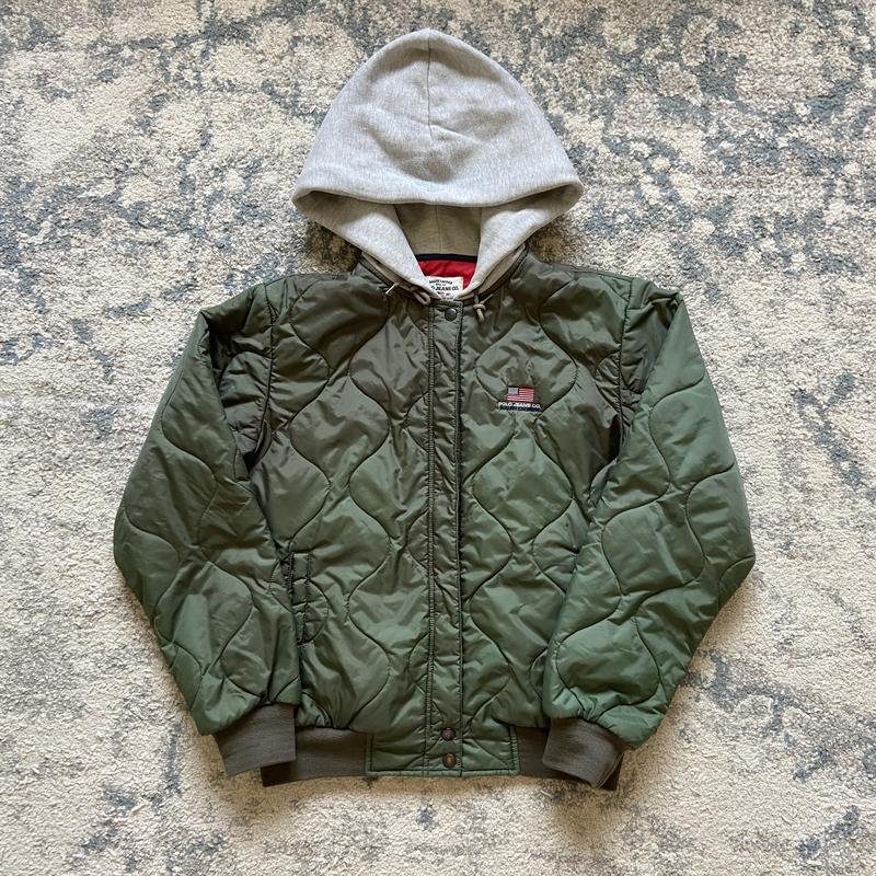 Homme Polo Ralph Lauren Veste Kaki Nylon 36 / S /