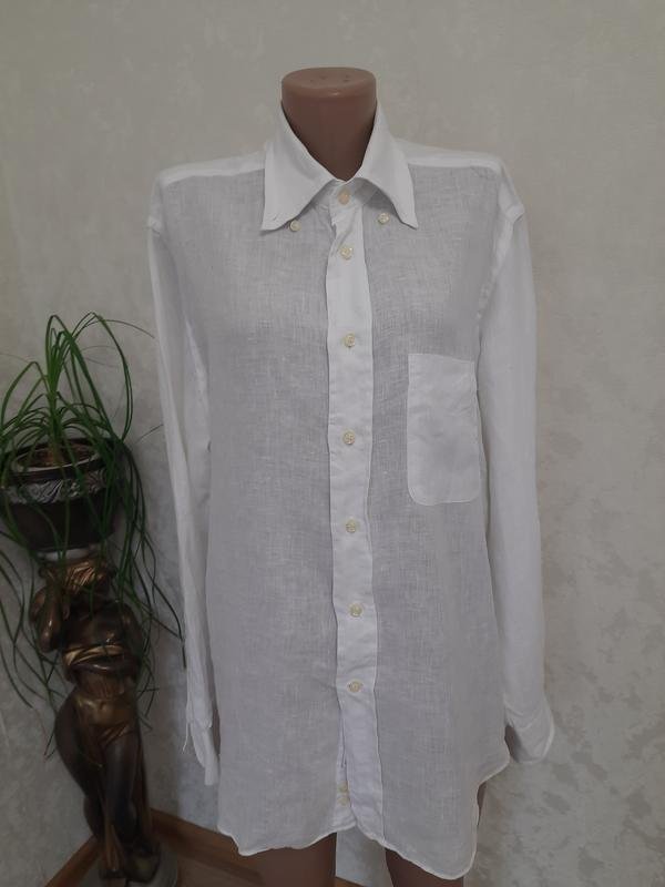 Homme Camicissima Chemise Blanche Lin 40 /L / 48