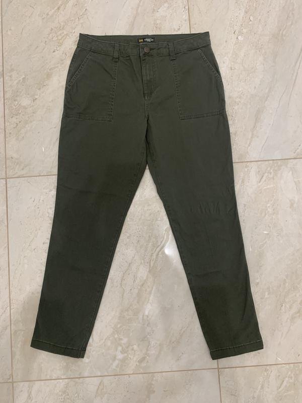 Herren Lee Hosen Khaki 32 / M / 46