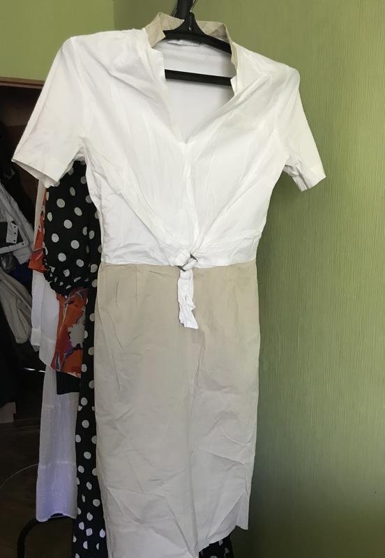 Femme Fabiana Filippi Robe Beige Coton 36 / S / 44