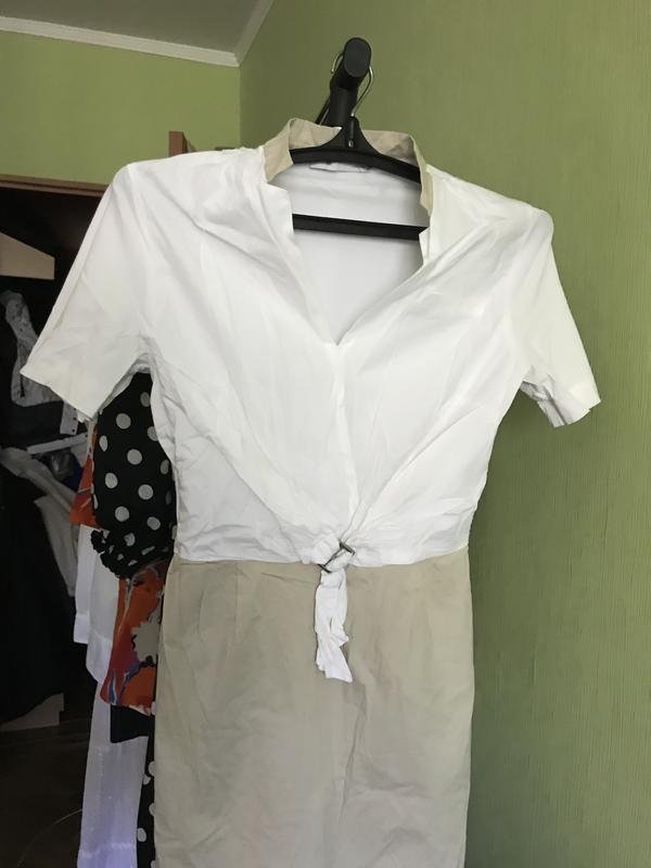 Femme Fabiana Filippi Robe Beige Coton 36 / S / 44