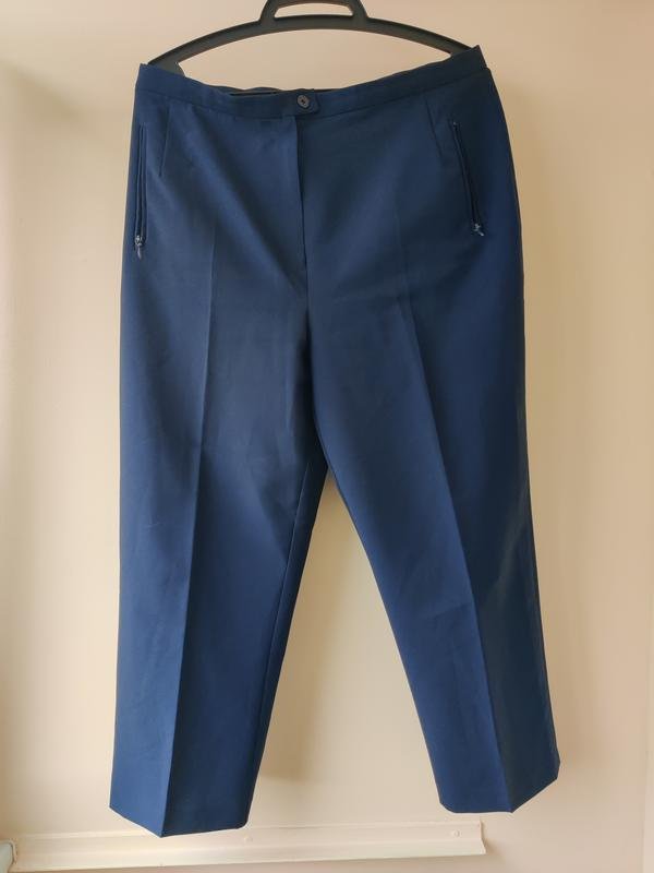 Donna Farah Pantaloni Blu Navy 42 / XL / 50