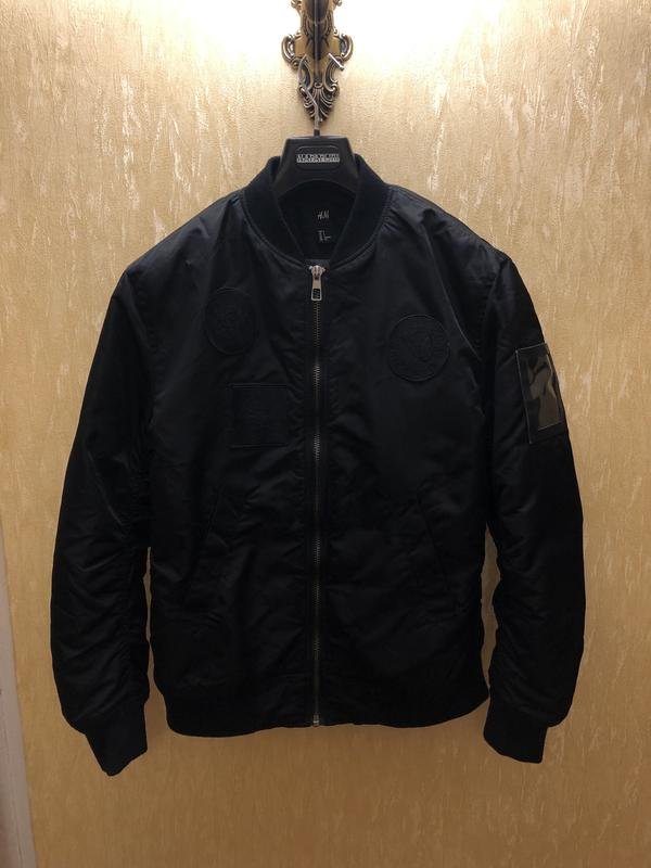 Herren H&M Jacke Schwarz 36 / S / 44