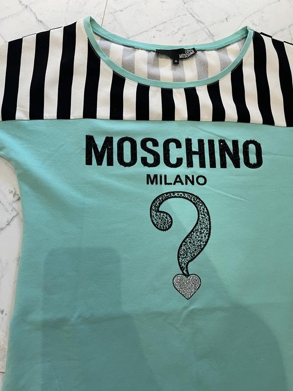 Женское Moschino Платье Бирюзовое 38 / M / 46