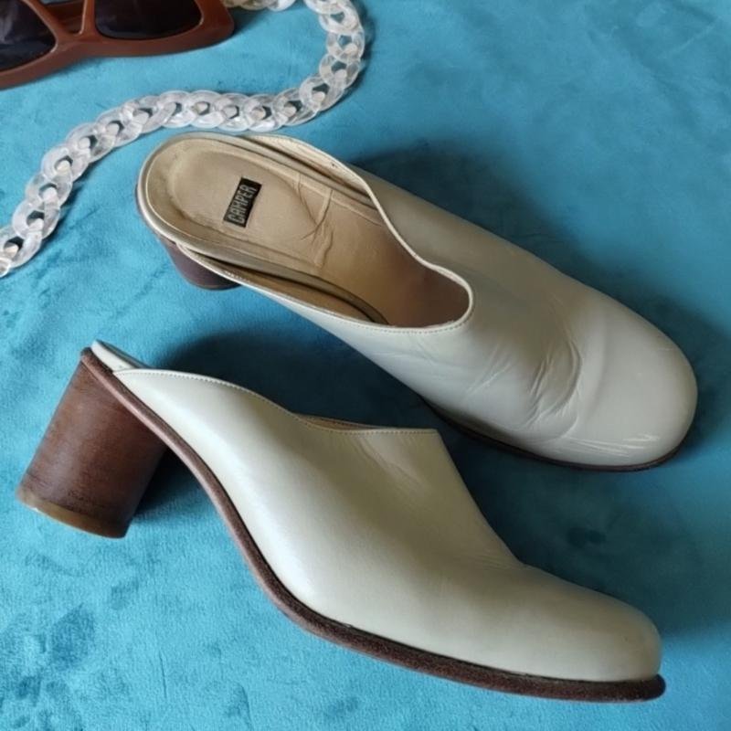 Женские Camper Мюли Бежевый Кожа 35.5