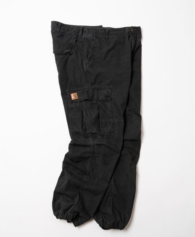 Men Carhartt Trousers Black Cotton 36 / XL / 50